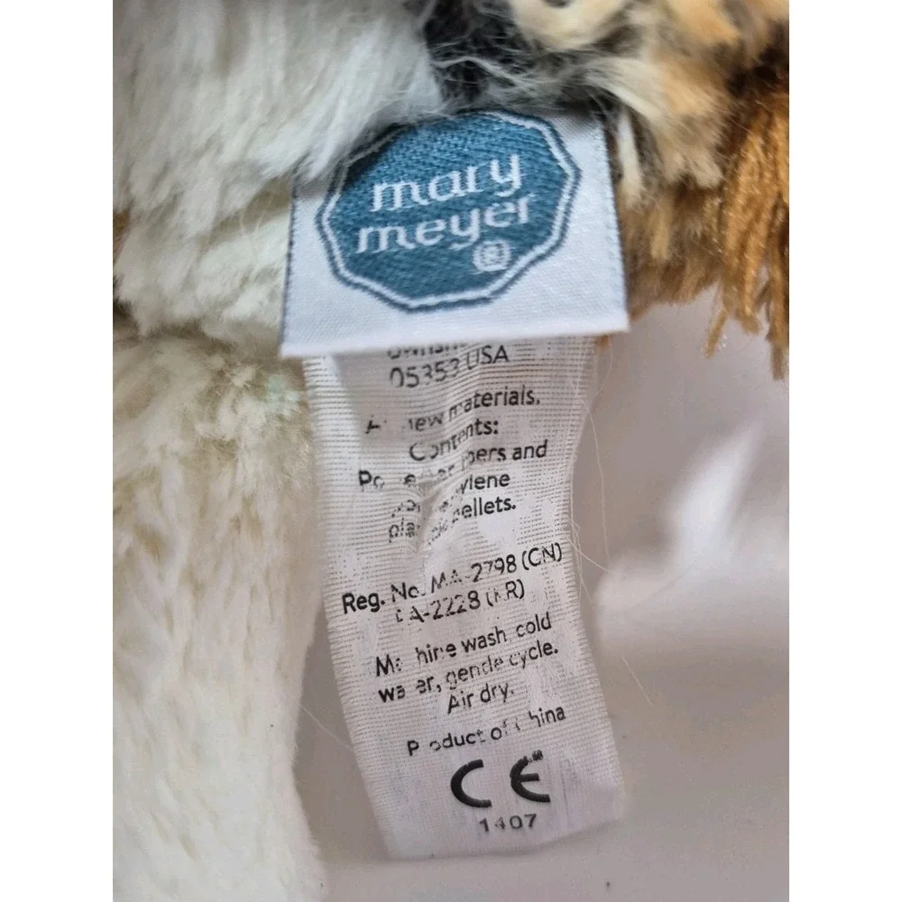 Mary Meyer Flip Flops Plush Stuffed Animal Puppy Dog Tan Brown